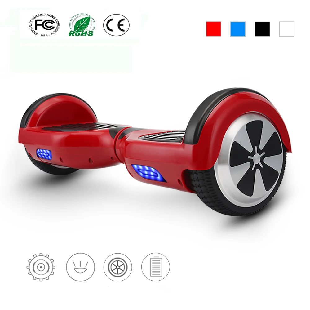 

4 Colors 6.5 Inch Hoverboard Two Wheels Self Balance Electric Scooter Skateboard Hover Board Gyroscope With Carry Bag