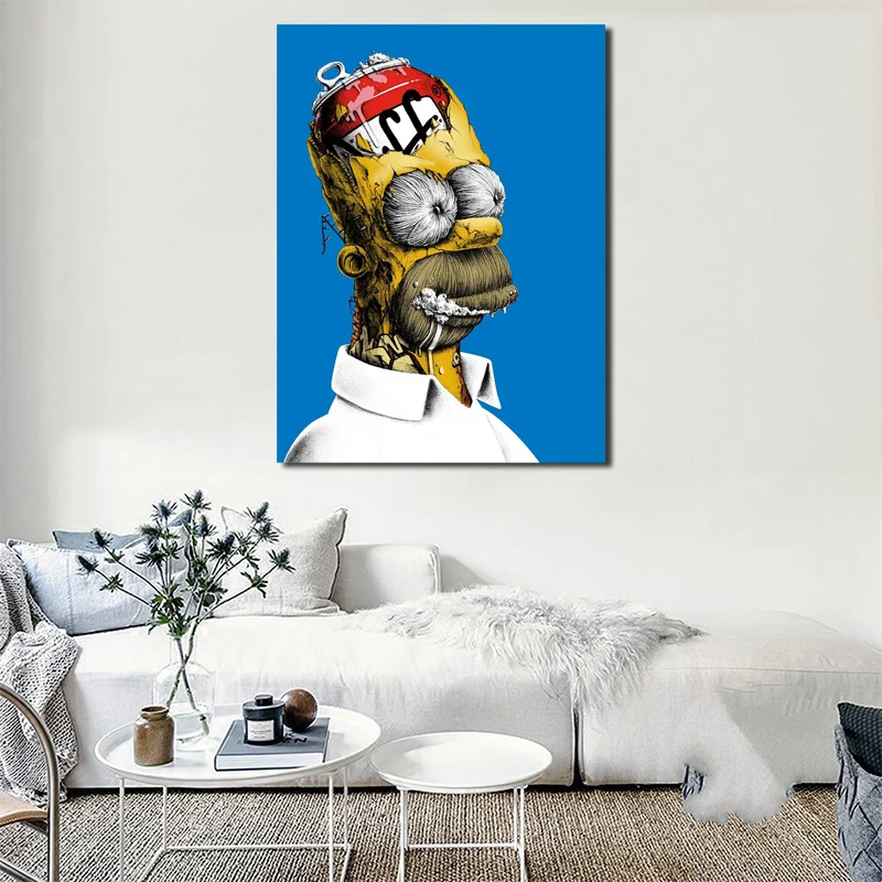 Homer Fan Мультфильм Аниме Обои холст картина печать спальня домашний декор