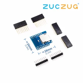 

Micro SD Card Shield For WeMos D1 Mini TF WiFi ESP8266 Compatible SD Wireless Module For Arduino For WeMos D1 Mini
