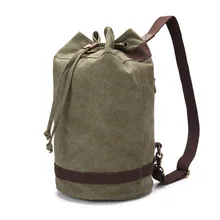 Weinlese-militär Canvas Crazy horse männer tasche Handgepäck taschen Männer sporttasche reise tote große Rucksäcke Übernachtung