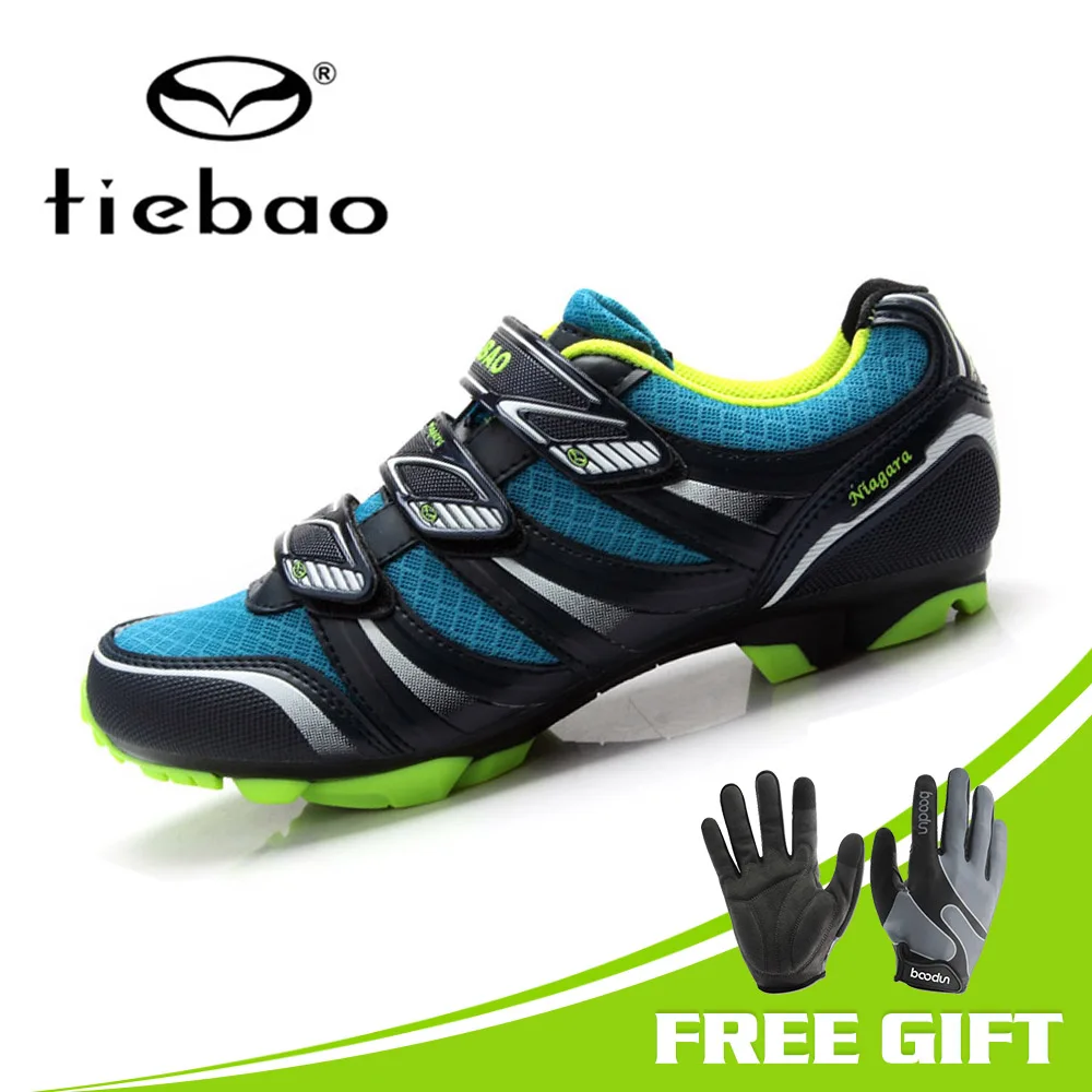 

TIEBAO New Cycling Shoes Breathable Sapatilha Ciclismo Mtb Shoes Men Bicycle Self-locking Mountain Bike Shoes Triathlon Bikers