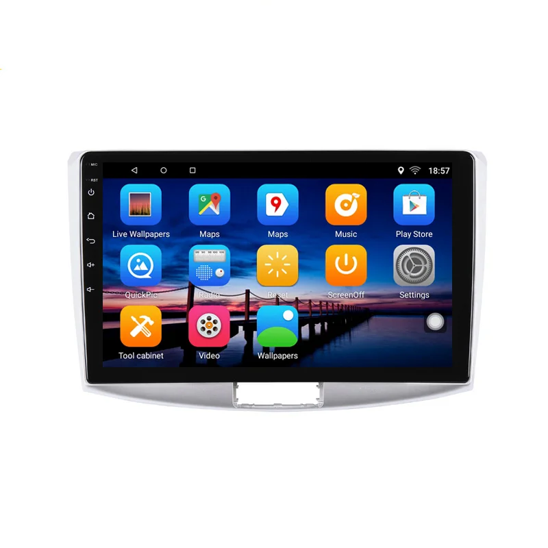 Perfect 10" 2+32G 2.5D IPS Android 8.1 Car DVD Multimedia Player GPS for Volkswagen VW Passat B6 B7 2011-2015 radio stereo navigation 2