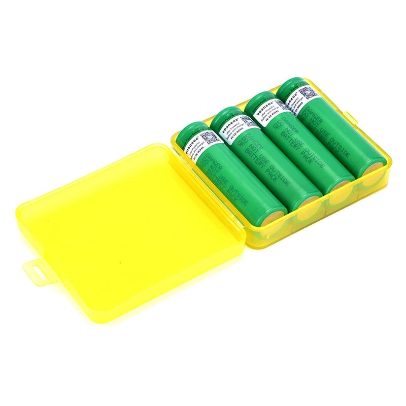 4 Pcs 18650 Batteria 3.7 V 2600 Mah Li-Ion Us18650Vtc5A Per Sony Batterie Ricaricabili 30A Di Scarico Per La E-Sigaretta + 1 Pc Scatola Di