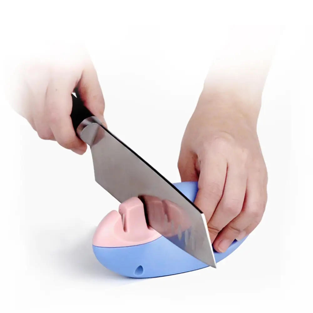 

Fine/Coarse Combination Two Stages Knife Sharpener Pocket Size Fine and Coarse Knife Sharpening Tool