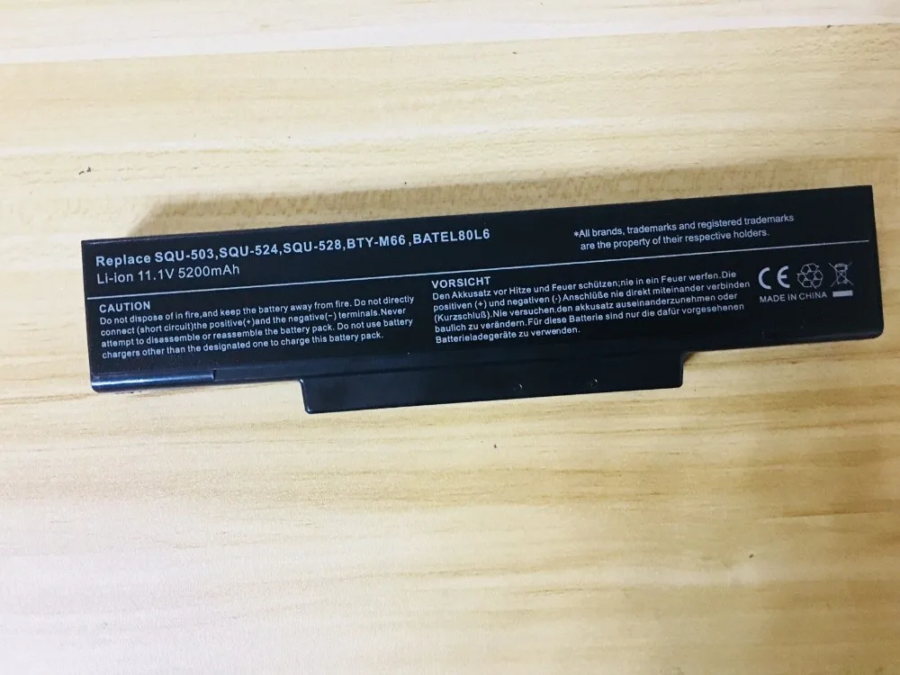 

5200mAh New battery for MSI CR400 CR420 CX410 CX420 EX400 EX410 EX460 EX465 EX600 EX610 EX620 EX623 EX625 EX628 CX413