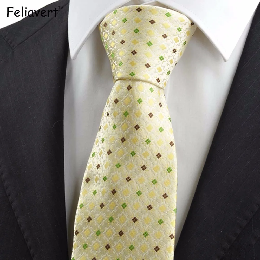 Luxury Ties for Men Striped Neck Tie Wedding Party Groom Groomsman