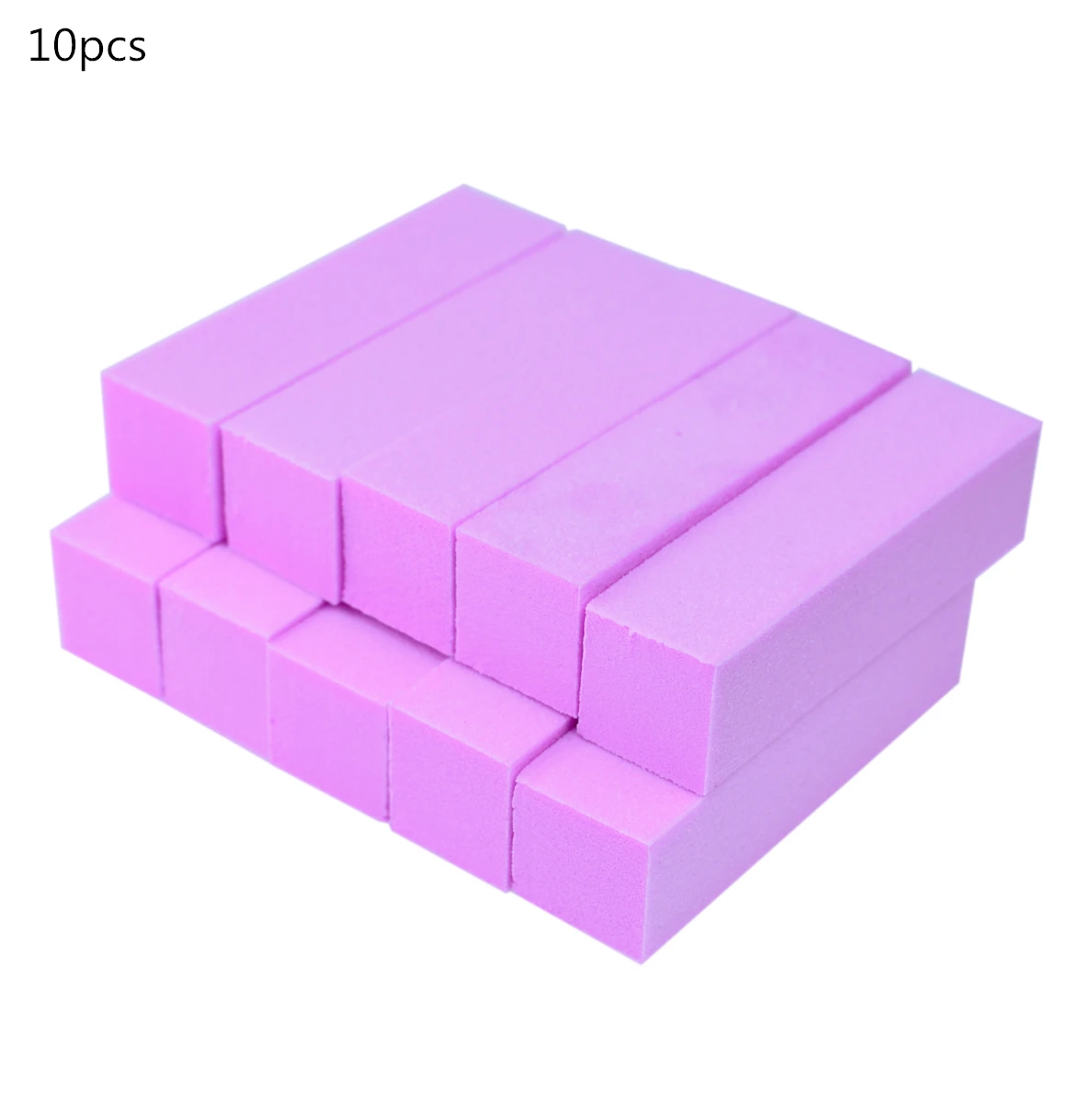 10pcs 4 Ways Buffer Buffing Sanding Files Acrylic Pedicure Manicure Polish Nail Buffer Buffing Block Set - Цвет: 10pcs