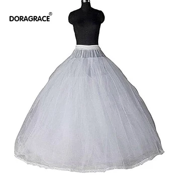

Doragrace 8 Layers Hoopless Ball Gown Bridal Petticoats for Wedding Dress Women's Tulle Ball Gowns Dresses Petticoats