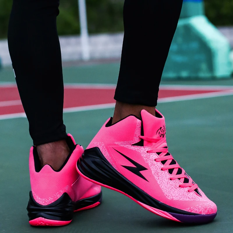 Men Basketball Shoes for Outdoor Sneakers Breathable Sport Trainers Shoes Gym Ultra Boost Big Size 39-45