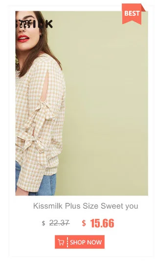Kissmilk 2018 для женщин Мода плюс размеры Лето Boyfriend Стиль Большой Проверьте рубашка с длинными рукавами 3XL 4XL 5XL 6XL