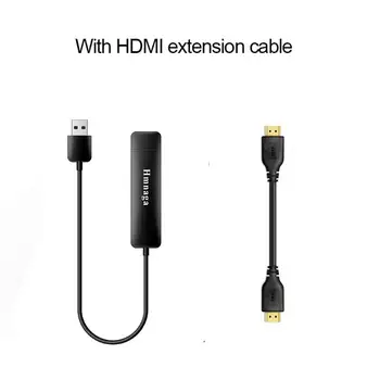 

LumiParty 2.4G+5G HDMI Wireless Display Dongle TV Receiver Adapter Miracast HDMI Wifi TV Dongle for Android IOS Windows r30