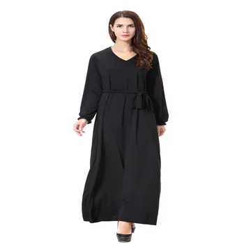 

muslim women kaftan islamic abaya arab long sleeve dress jilbab vintage cocktail robe