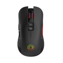 

FMOUSE M600 black wireless Office business mouse DPI regulation Colorful breathing light High precision Opto-electronic