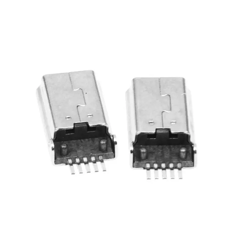 10 шт. мини usb Тип B штекер 180 Градусов 5 Контактный SMD SMT разъем для