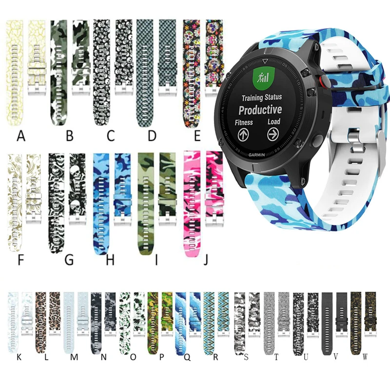

Replacement Silicagel Quick Install Soft Watch Band Strap for Garmin Fenix 5 / Quatix 5 / Forerunner 935 / Approach S60