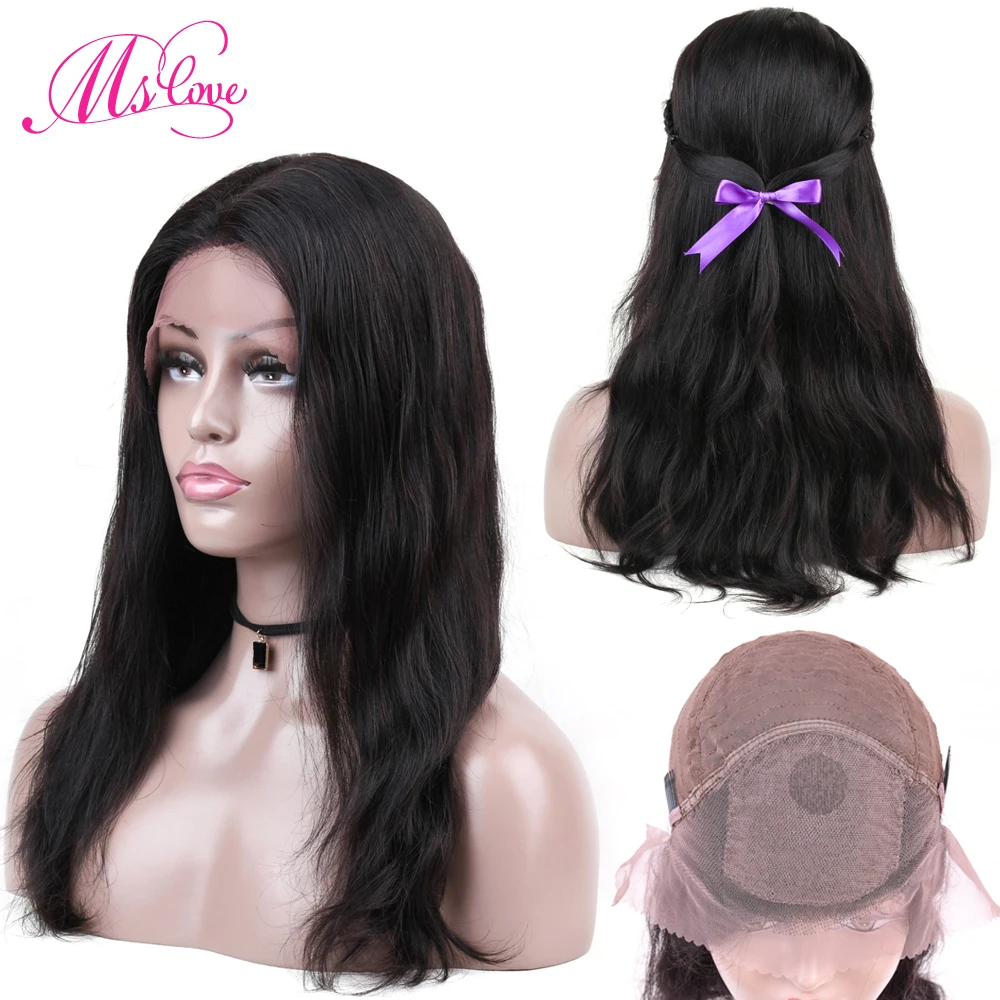 Base de Seda Cheias do Laço Onda do Corpo do Cabelo Perucas de Cabelo Humano para as para as Mulheres Brasileiras para as 150% Frontal Perucas da Humano Frente Mulheres Pré depenados Remy Perucas Brasileiras 3 Laço Perucas de Cabelo Humano Perucas Brasileiras