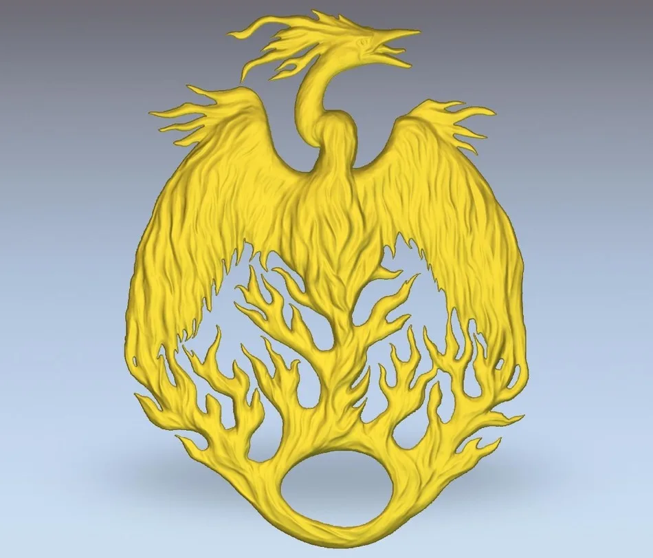 

3d model relief for cnc in STL file format firebird_1