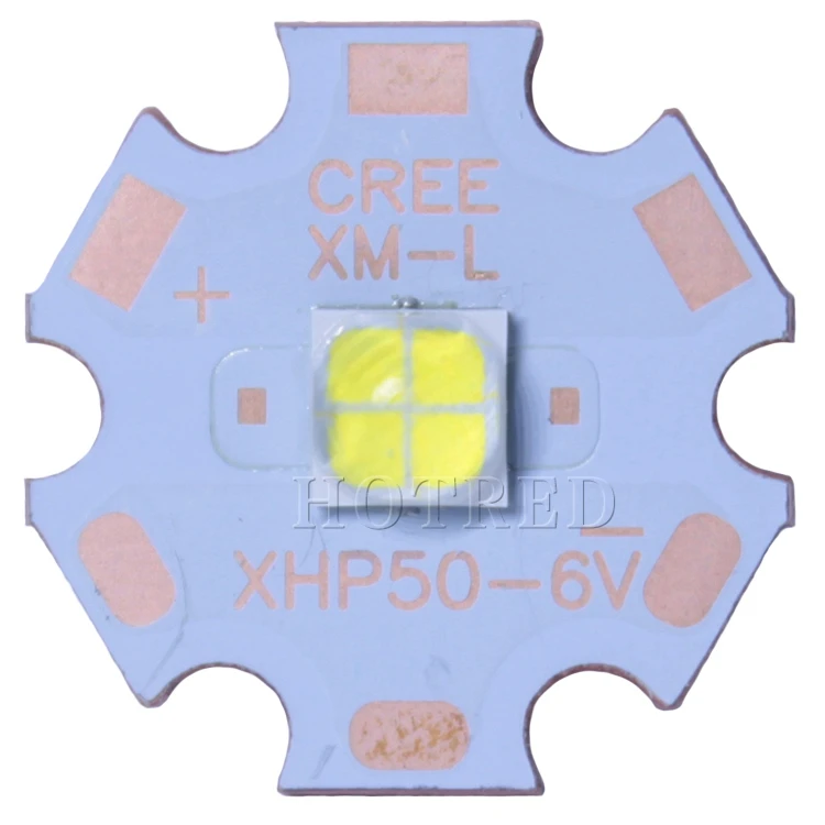 Cree XHP50 холодный белый нейтральный белый теплый белый высокая мощность светодиодный излучатель 6 в 20 мм Медь PCB+ 22 мм 1 Режим/5 режимов драйвер