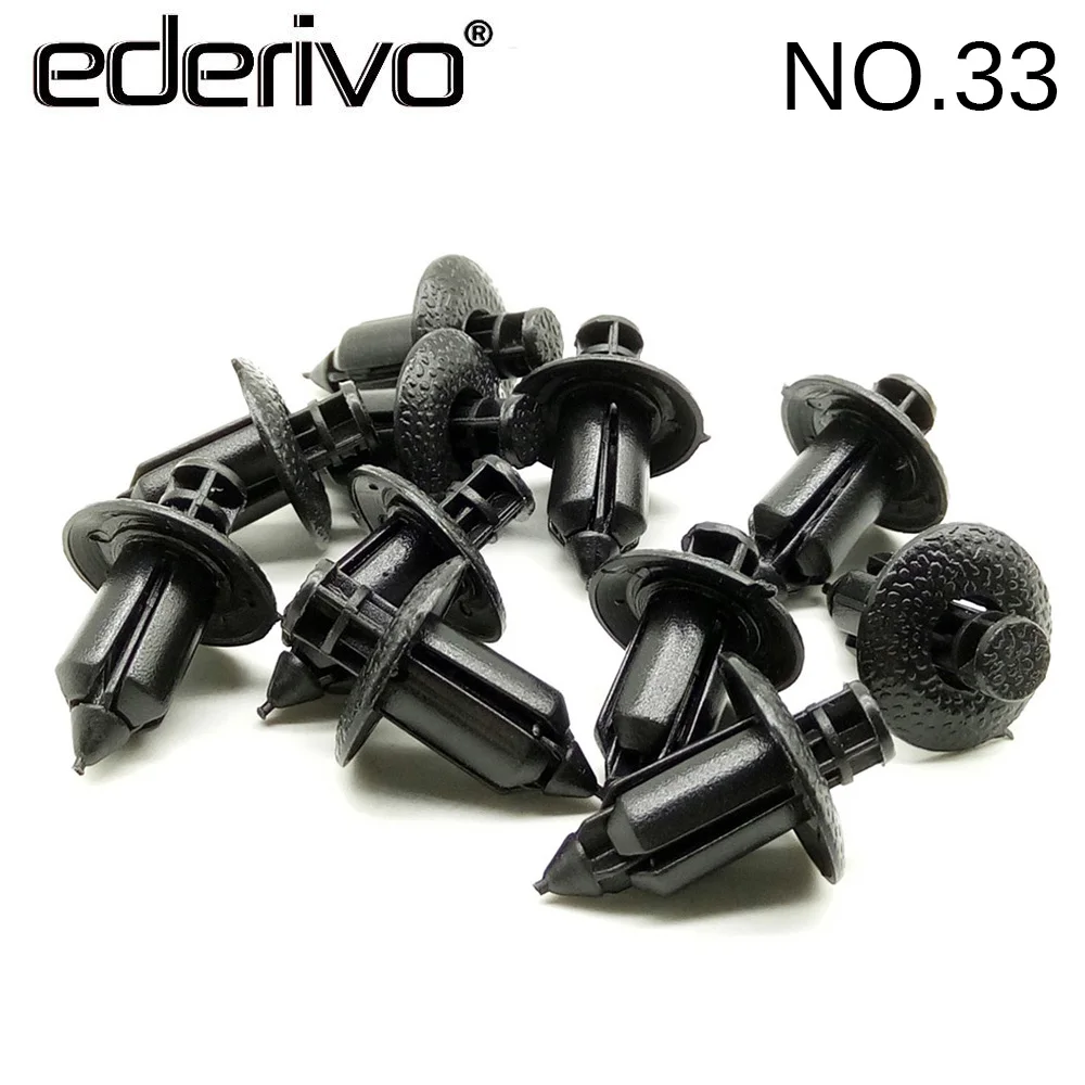 Ederivo 33 #1 шт. мм 8 толкатель пластиковый заклепки застежка для автомобиля сбоку