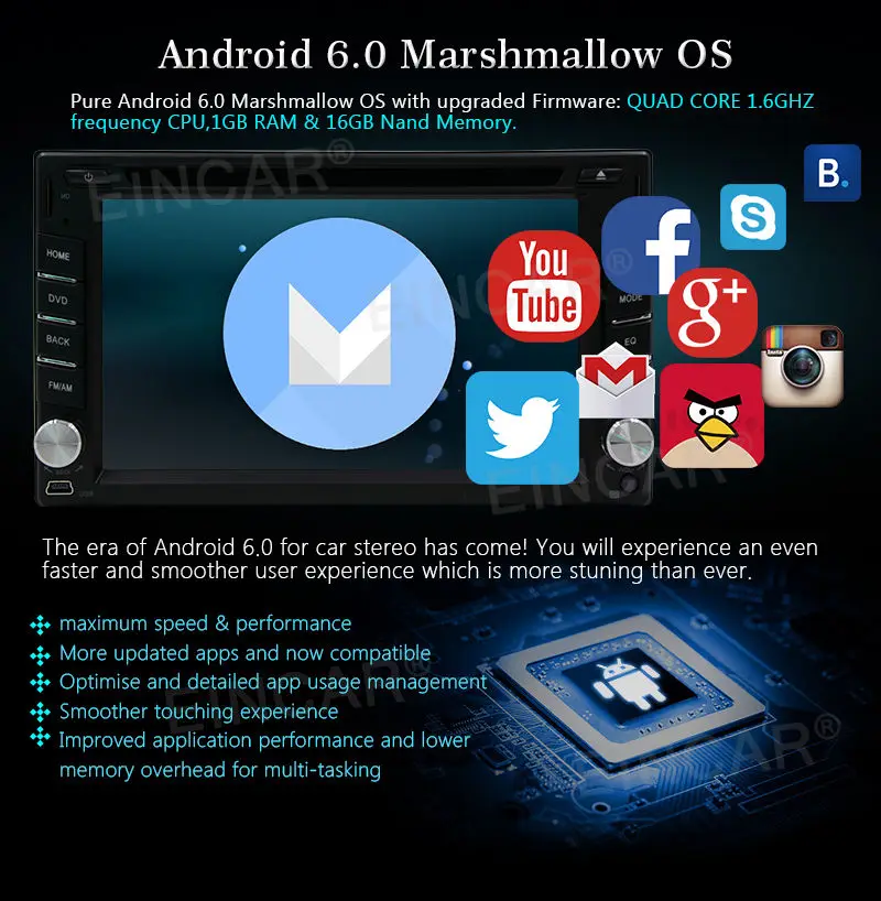 Best Android 6.0 Quad Core 6.2