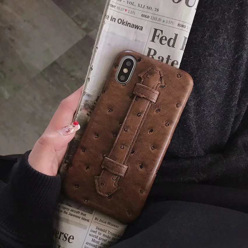 leather Bracket Back Phone  (7)