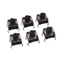 Wholesale Electrical Equipment & Supplies 100pcs 6 * 6 * 6 TACT SWITCH INSERT The key switch is of good quality