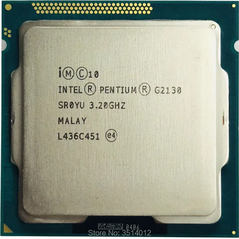 Intel Pentium G2130 3.2 GHz Dual Core CPU Processor 3M 55W LGA 1155-in ...