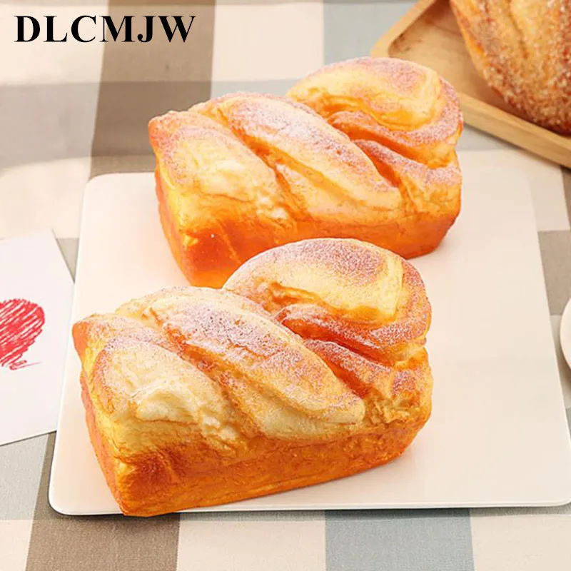 

Fake Cake Bakery Photography props Decor Soft Bread Artificial bread Artificial food squishy Bread Simulation Model Soft Bread