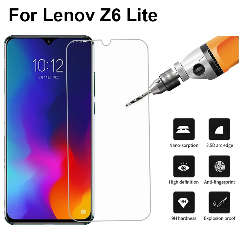 Закаленное стекло 9H для Lenovo Z6 Lite защитная пленка на мобильный телефон Global |