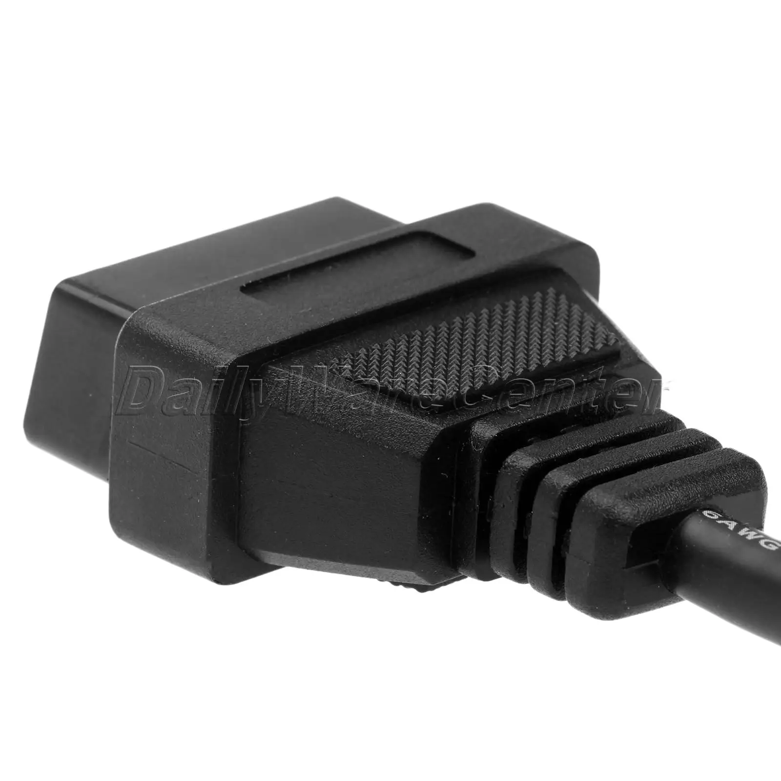 30cm OBD2 OBD-II 16 Pin Female Extension Connector To Open Plug Wire Diagnostic Cable Extender OBD2 Female Cable Diagnostic Tool