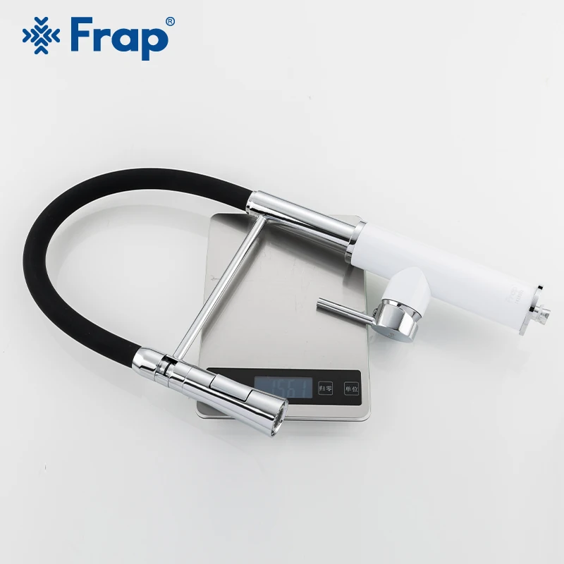 FRAP Kitchen Faucet fashion flexible kitchen sink faucet water mixer 3 color faucet taps 2 way spou - 32973334798