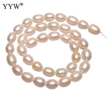 

Cultured Potato Freshwater Pearl Beads Natural Pink 8-9mm Approx 0.8mm