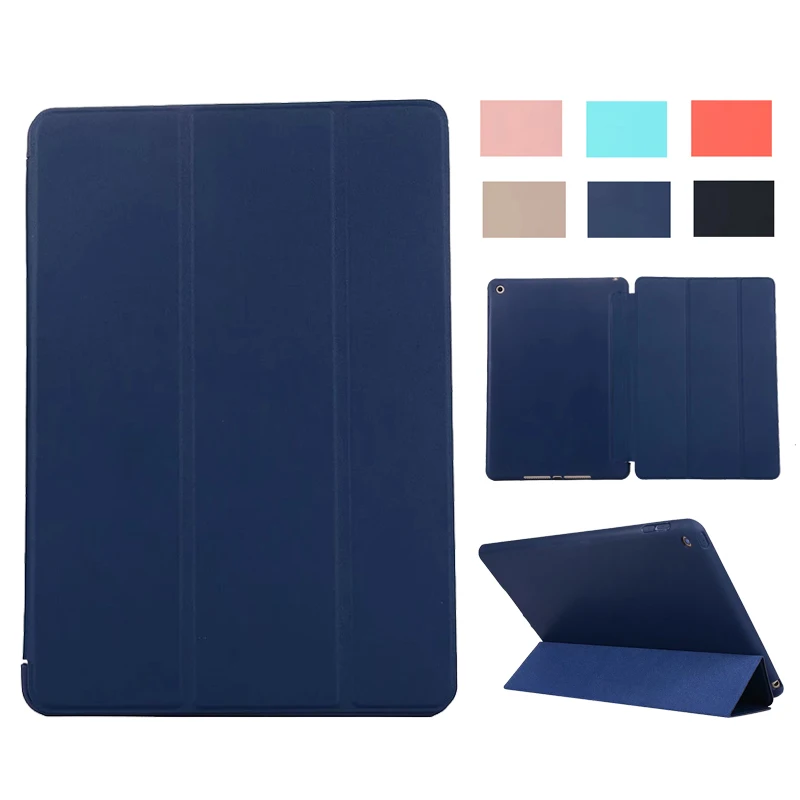 

Luxury Case for New iPad 9.7 2017 2018 PU Smart Cover Case Magnet wake up sleep For iPad 9.7 inch 2017 Tablet Cover