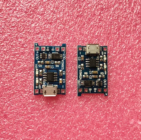 

1PCS 5V TENSTAR ROBOT 1A Micro USB 18650 Lithium Battery Charging Board Charger Module+Protection Dual Functions TP4056