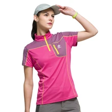 Новая летняя спортивная футболка для походов, Женская дышащая быстросохнущая спортивная одежда, футболка для походов, TS6402