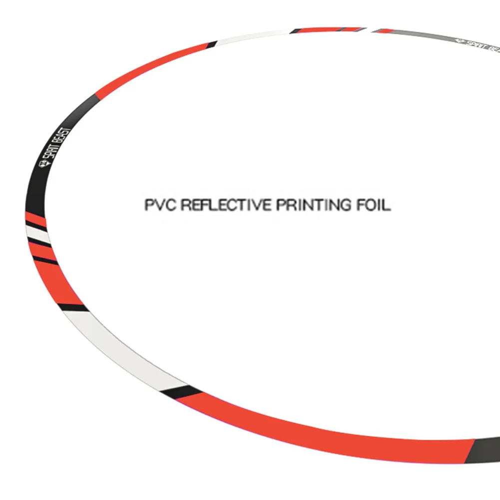 Наклейка для мотоцикла s 10 или 12or18 дюймов, 7 цветов, светоотражающие аксессуары для мотоциклов, Стайлинг автомобиля, наклейка на обод колеса, красный/синий/фиолетовый