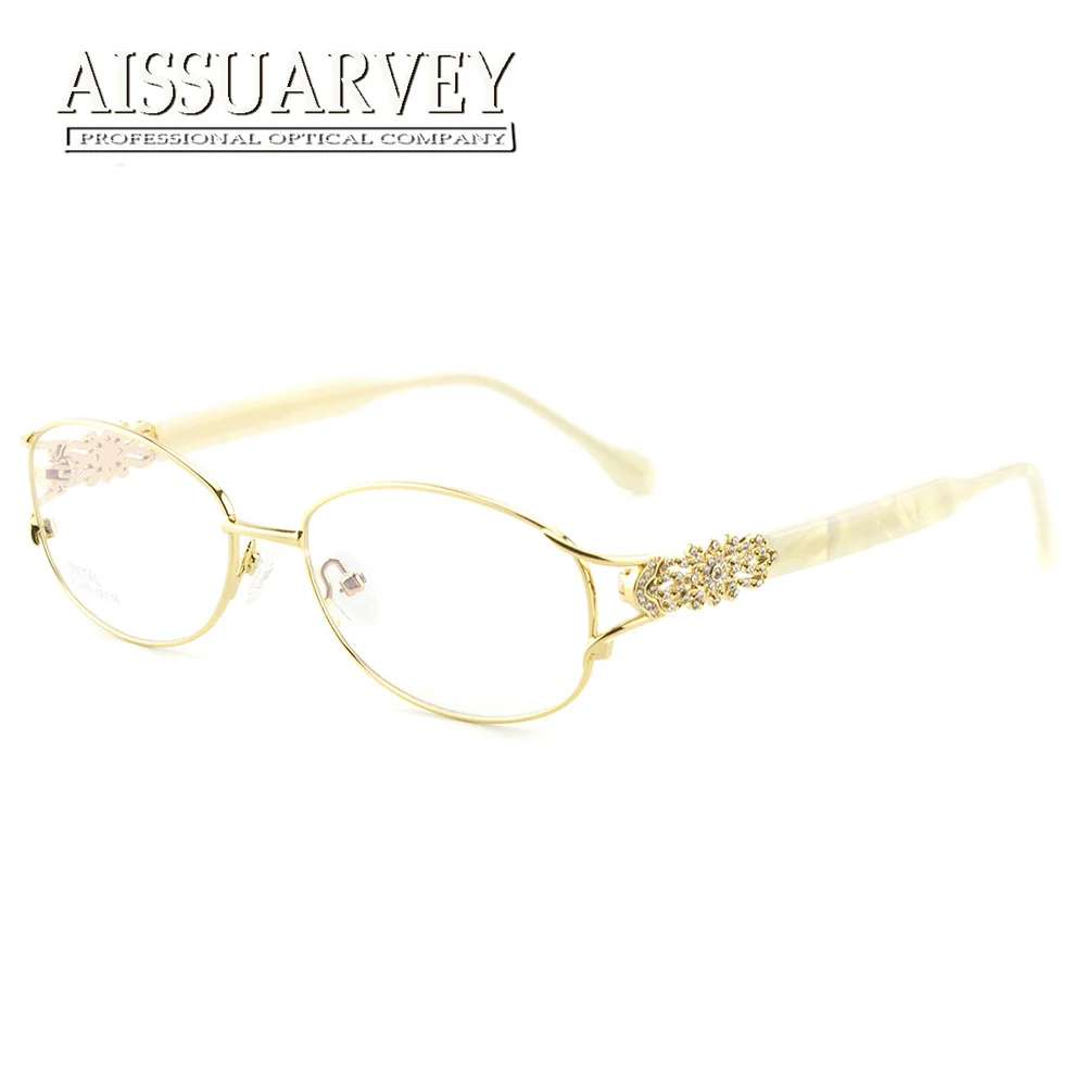 Роскошные Стразы, алмазные круглые винтажные оптические оправы для очков, брендовые дизайнерские очки высшего качества, женские модные очки с полным ободом, маленькие