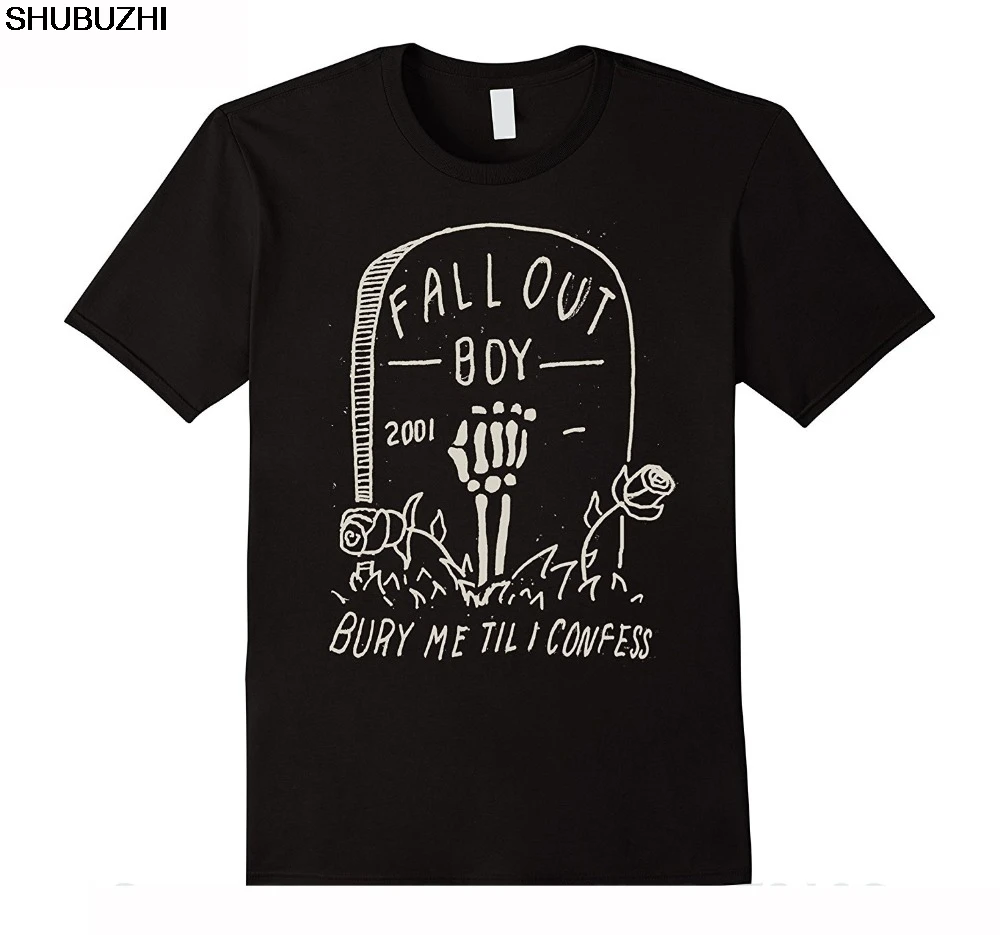 

Funny Print Tops Men Printed Men T-shirt Short Sleeve Funny Tee Shirts Men's Fall Out Boy - Confess Tee sbz1177
