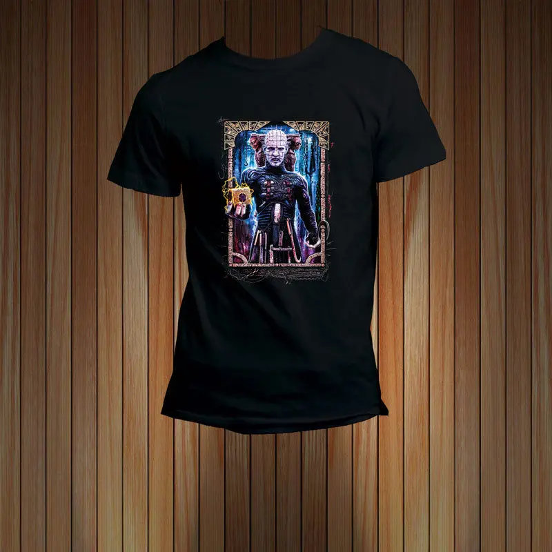 Hellraiser Pinhead ужас фильм футболка | Мужская одежда