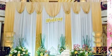 3x6m Wedding Backdrop for Wedding Decoration Wedding Drape and Curtain with Detachable Swag