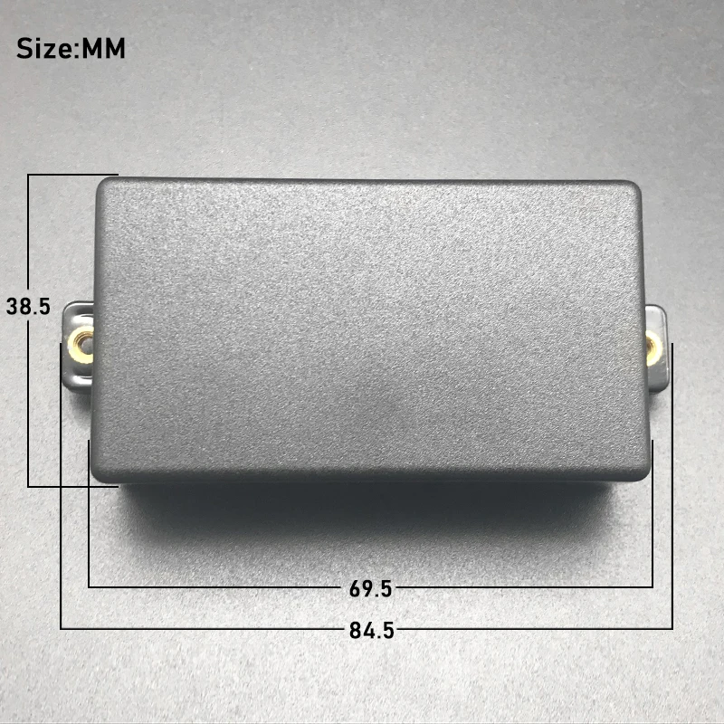 Пластиковый матовый пластиковый запечатанный хамбакер корпус звукоснимателя на запчасти для электрической гитары запечатанный хамбакер крышка