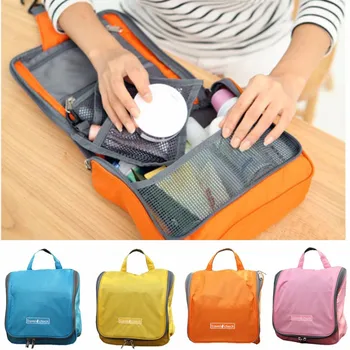 

Travel Cosmetic Bag Large Capacity Toilet Waterproof Make Up Bathing Package Hanging Pouch Storage Sorting Organizer RV640420