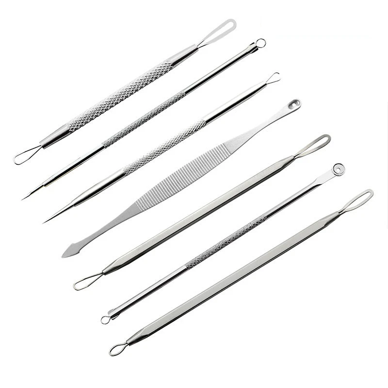 7pcs/set Blackhead Blemish Remover Tools Stainless Steel Acne Acupuncture Needle Face Skin Care Tools 7pcs/set Blackhead Blemish Remover Tools Stainless Steel Acne Acupuncture Needle Face Skin Care Tools