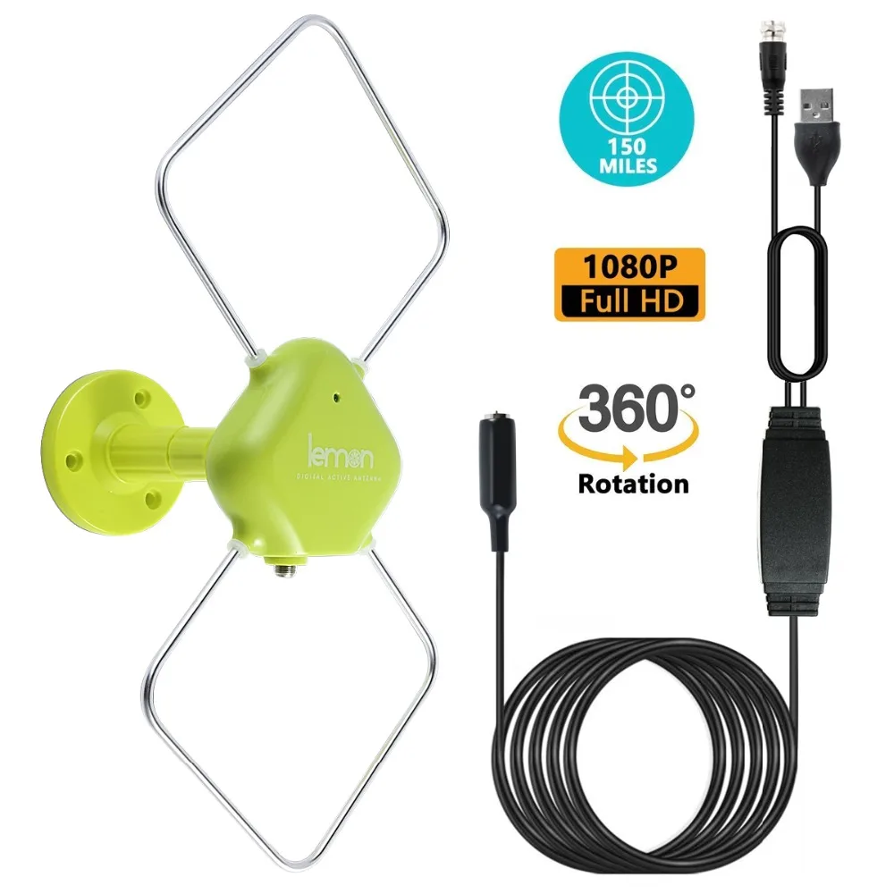 

smart 900 miles Antenna TV Digital DVB T2 ATSC ISDBT HDTV Outdoor/Indoor Dual use Signal Amplifier strong satellite dish