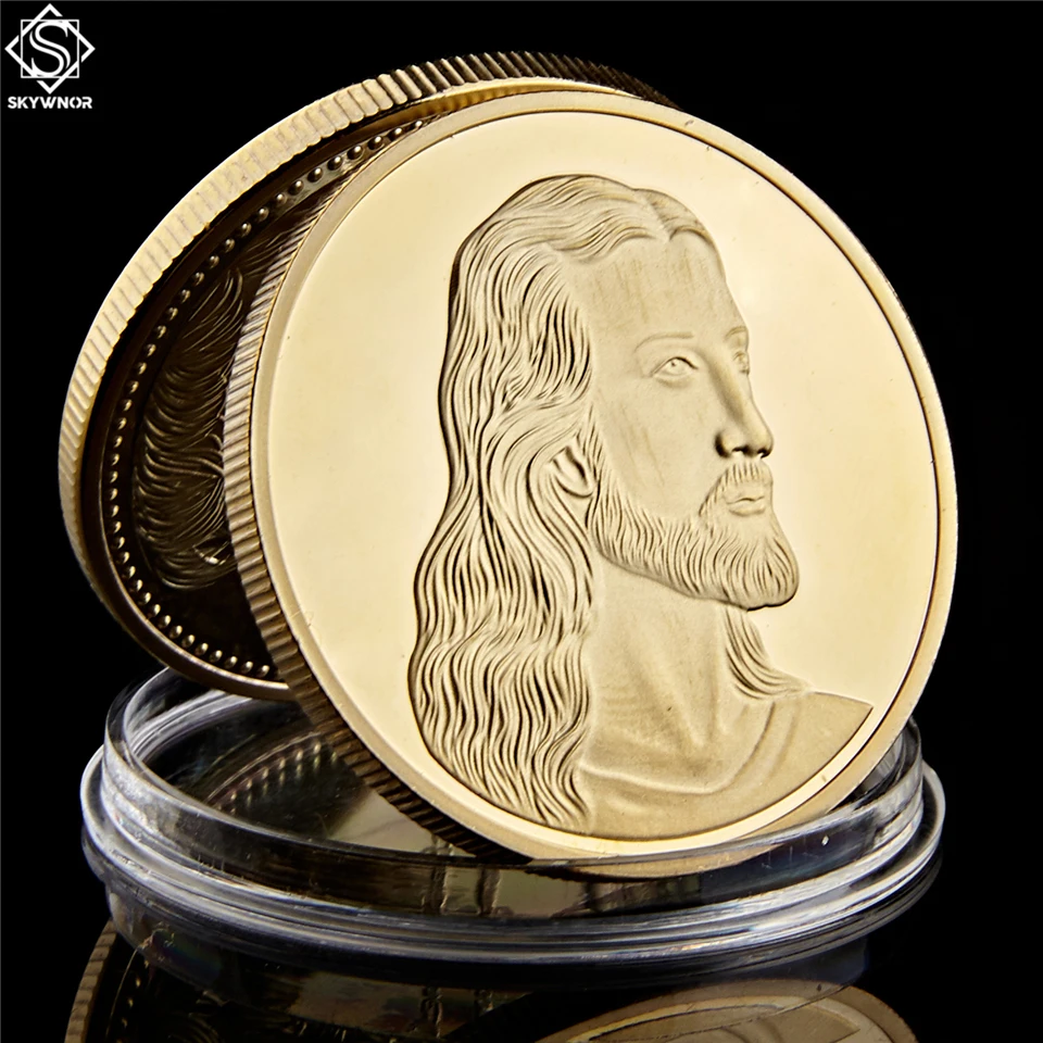 Jesus last supper commemorative coin collection collectible christmas gift B$ 