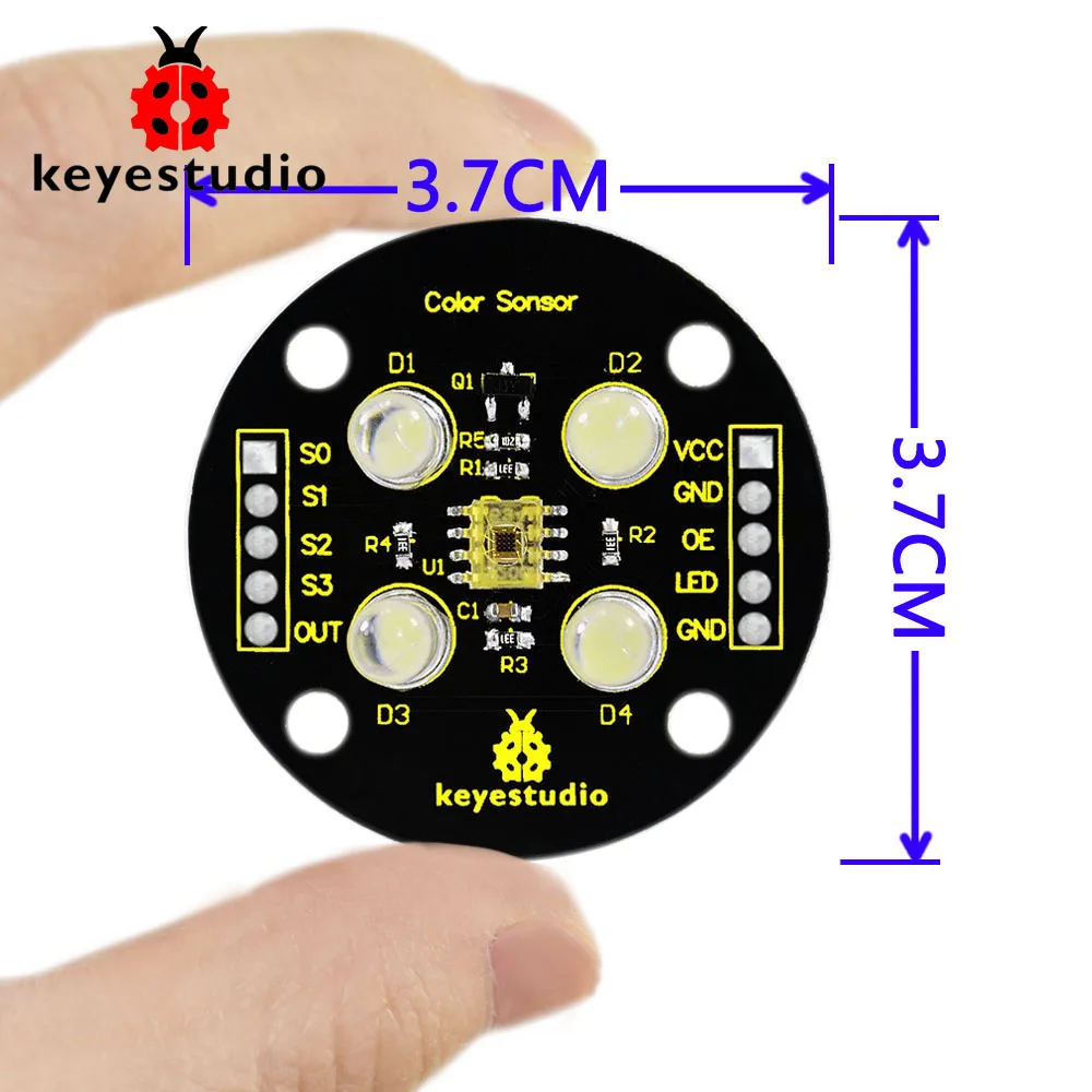 Keyestudio TCS3200 Цвет распознавания Сенсор детектор модуль для Arduino