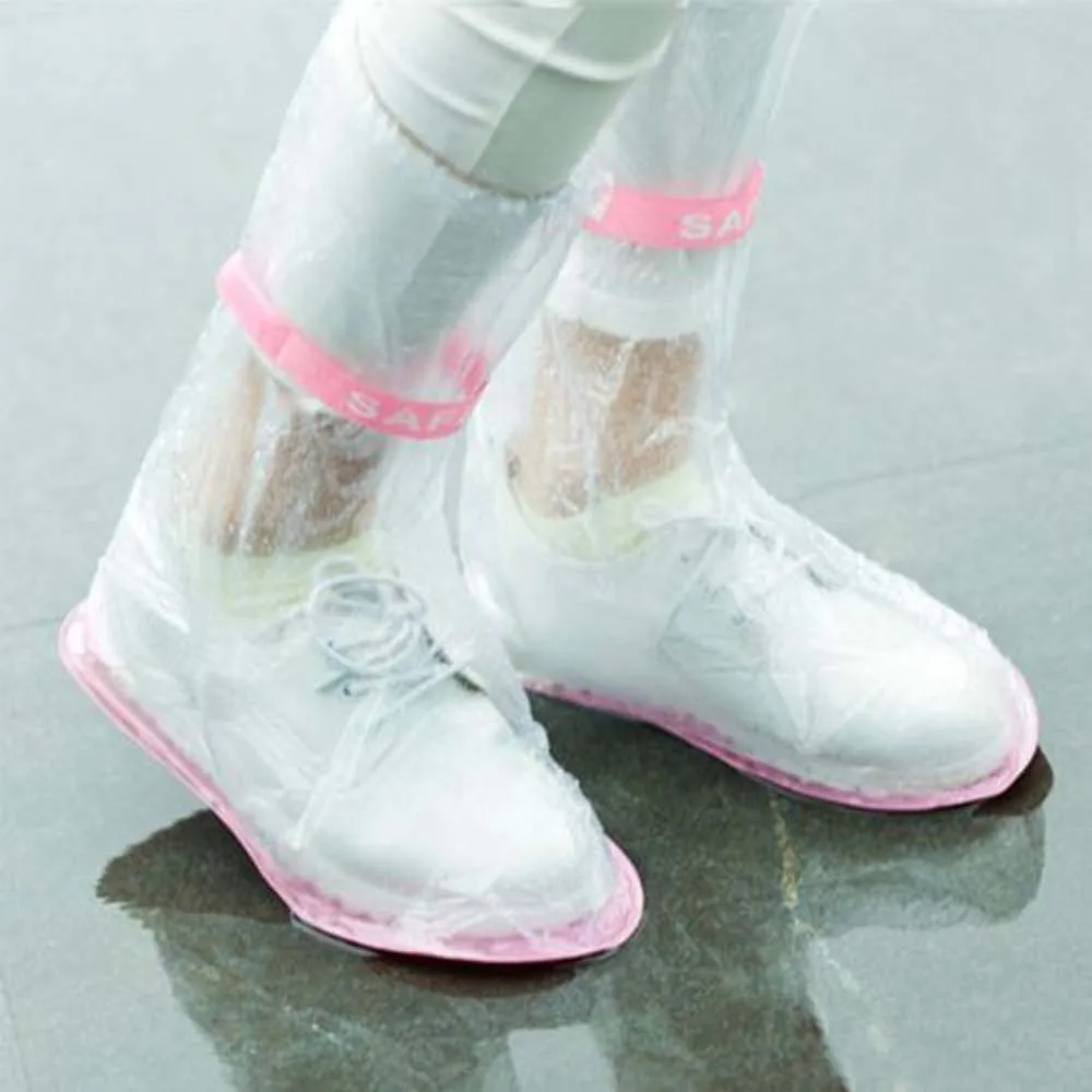 Многоразовые водонепроницаемые бахилы, бахилы для обуви, защитные мужские и женские непромокаемые противоскользящие ПВХ ботинки, аксессуары для обуви