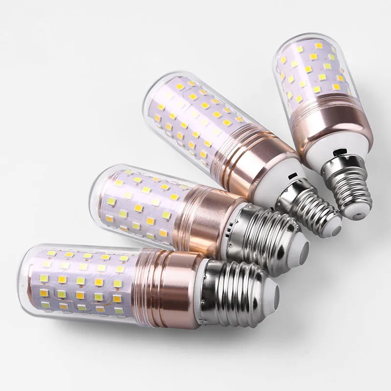 

LED Corn Bulb Light E27 E14 3W 5W 7W 9W 12W 15W No Flicker 360 degrees for Pendant Light Source AC110V 220V 5730 SMD lamp P3DP