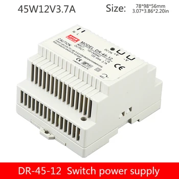 

DR-45-12v3.5a switching power supply 45W12V Din rail type power supply 3.5A DC regulator industrial control transformer