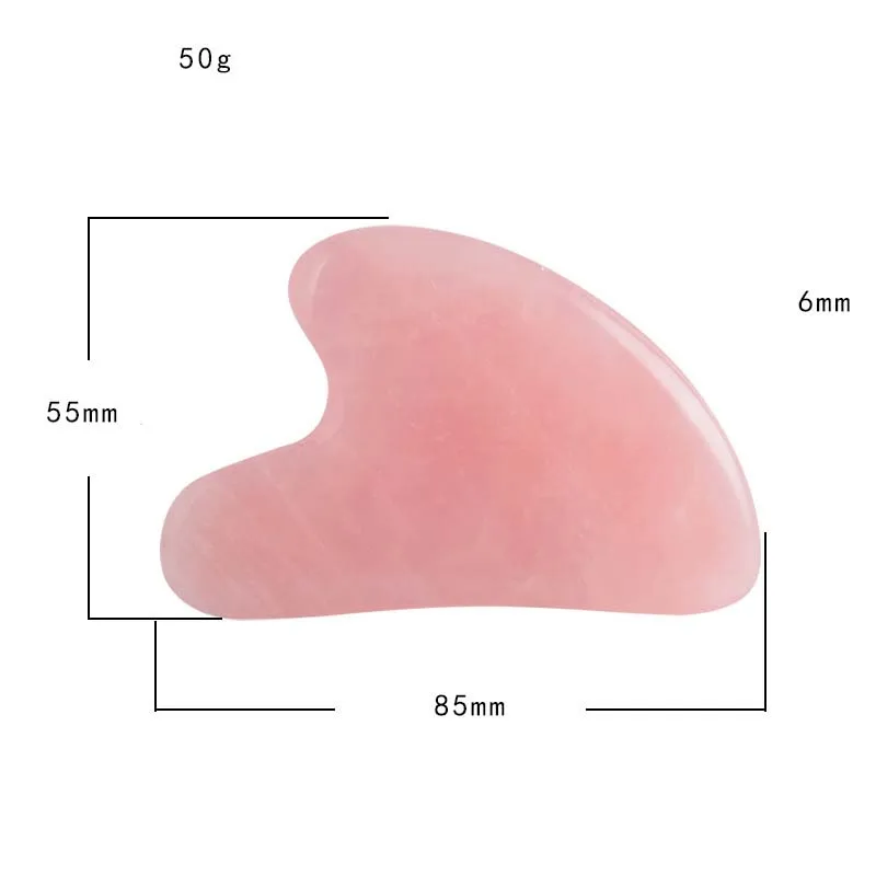 Розовый кварц, нефрит, гуаша, доска, натуральный камень, скребок, китайский Gua Sha, инструменты для лица, шеи, спины, тела, иглоукалывание, давление, терапия